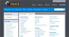 Desktop Screenshot of coldwatertackle.com